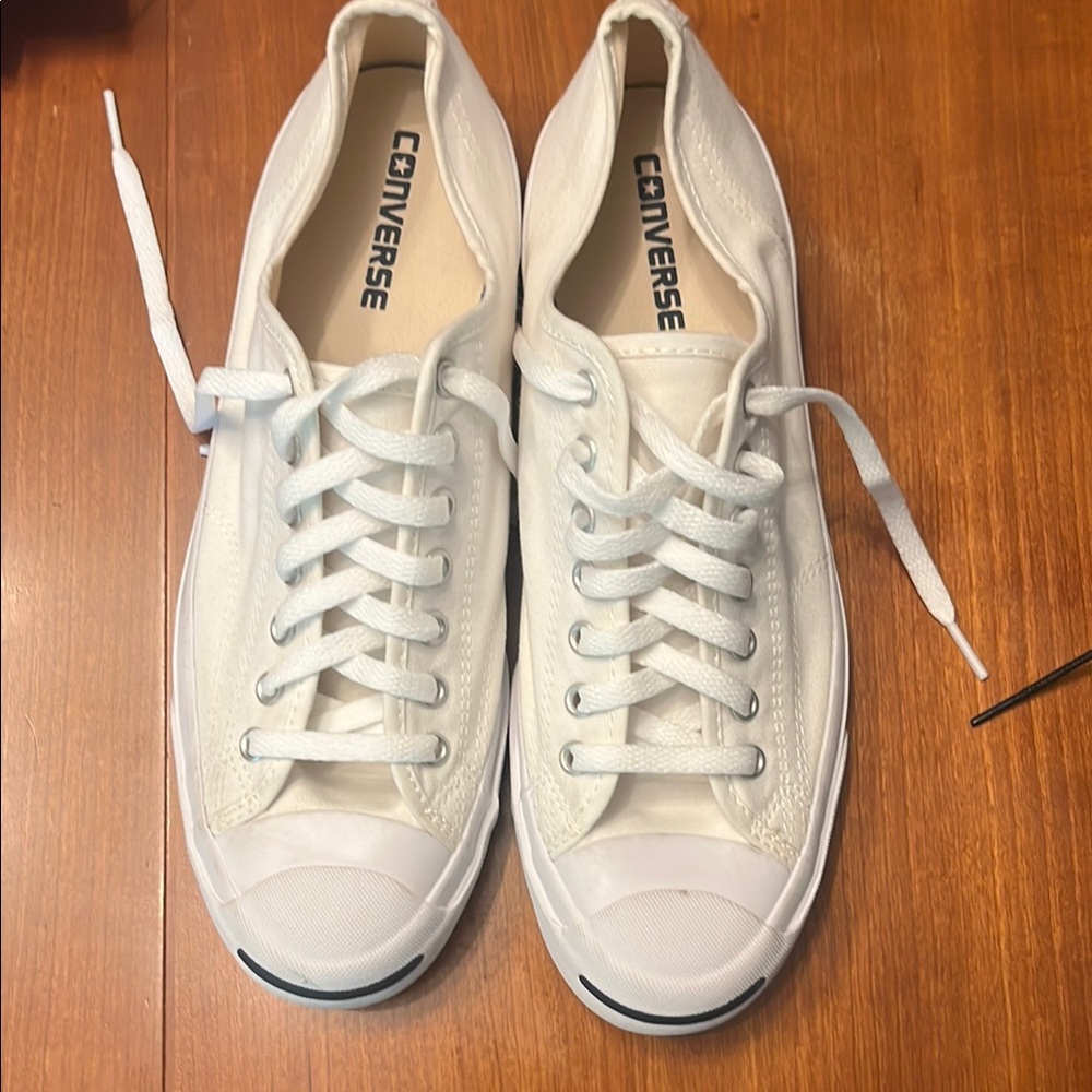 Jack Purcell Converse Classic White Canvas Sneakers Men’s 9.5